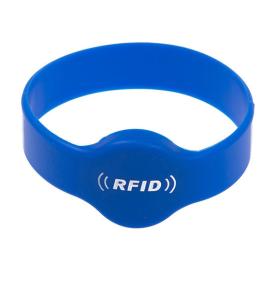 Pulsera de pulsera RFID de silicona resistente al agua de 13,56 mhz respetuosa con el medio ambiente