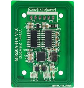 Módulo lector de tarjetas IC RFID de alta frecuencia sin contacto S50 lectura y escritura puerto serie de inducción RS232 TTL