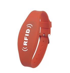 Pulsera de silicona rfid ID IC, pulsera compuesta de doble frecuencia, tarjeta NFC, pulsera impermeable para fitness, pulsera para parque acuático