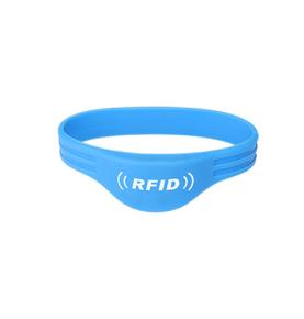 Pulsera de medio círculo de doble alambre de silicona RFID