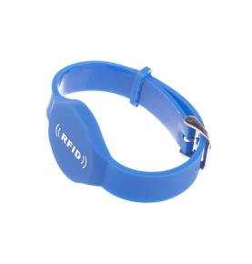 Pulsera de goma suave de PVC personalizada, pulsera RFID, OEM