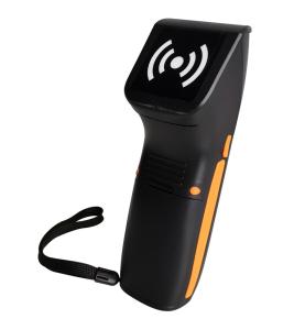 Bluetooth portátil distancia de 4 metros ajustable 860-960 mhz 30 dBm lector UHF RFID de mano para inventario