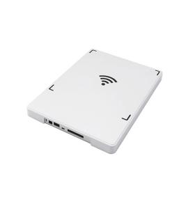 Lector UHF RFID de sobremesa blanco