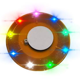 Chip emisor de luz pasivo NFC, tarjeta emisora de luz por inducción, chip LED desnudo opcional multicolor, luz inteligente