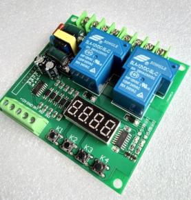 Motor de 220V, control/placa/dispositivo RFID hacia adelante y hacia atrás, módulo de ciclo de sincronización de retardo de relé bidireccional