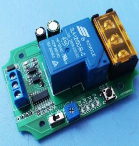 Módulo de relé de alta potencia, control RFID, retardo de bloqueo automático, encendido y apagado, tablero de interruptor de arranque y parada con un solo botón