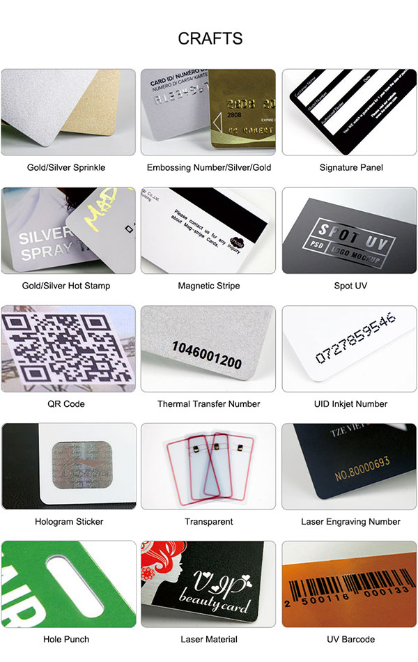 Manualidades con tarjetas inteligentes en blanco RFID/NFC OEM