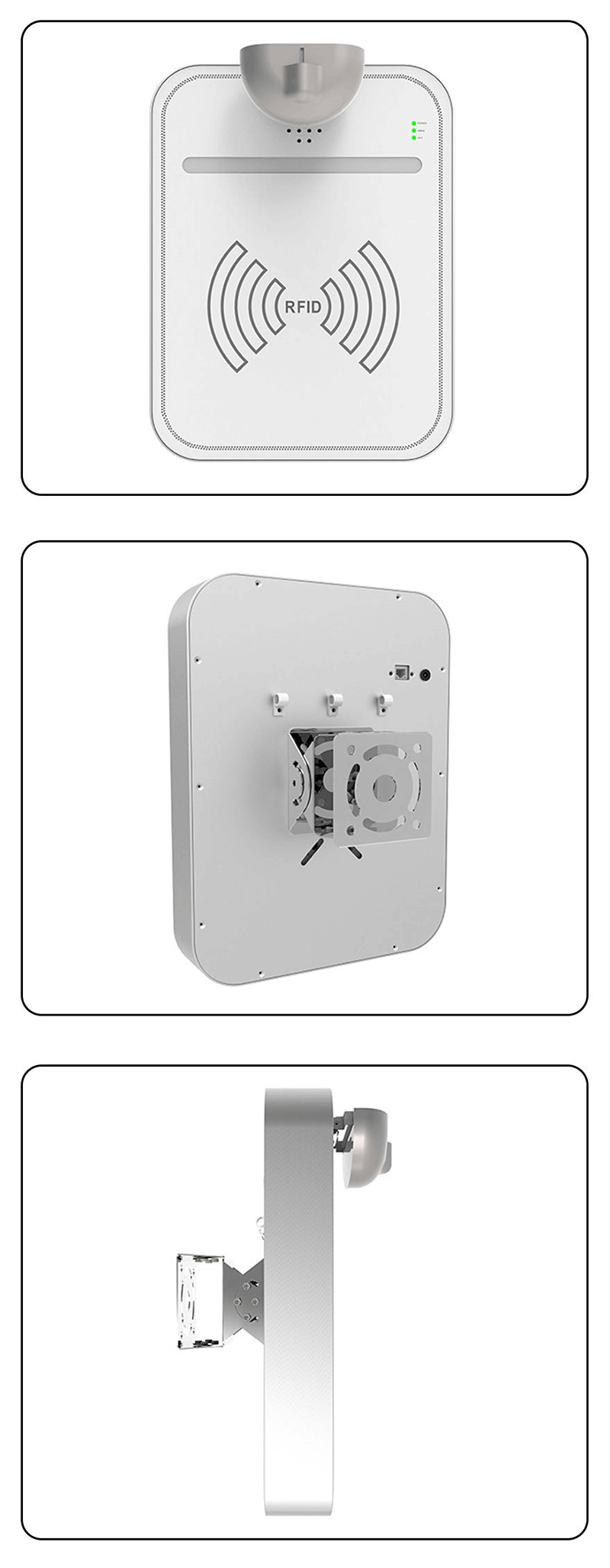 UHF RFID ceiling-mounted all-in-one machine with sound and light alarm contactless conference check-in attendance machine