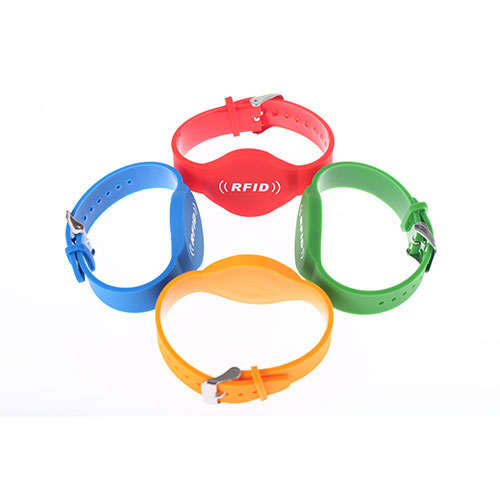 Pulsera de goma suave de PVC personalizada Pulsera RFID OEM 3