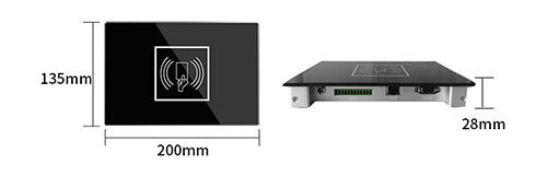 Lector de tarjetas de identificación automático RFID UHF, máquina de inventario portátil para gestión de almacenes minoristas