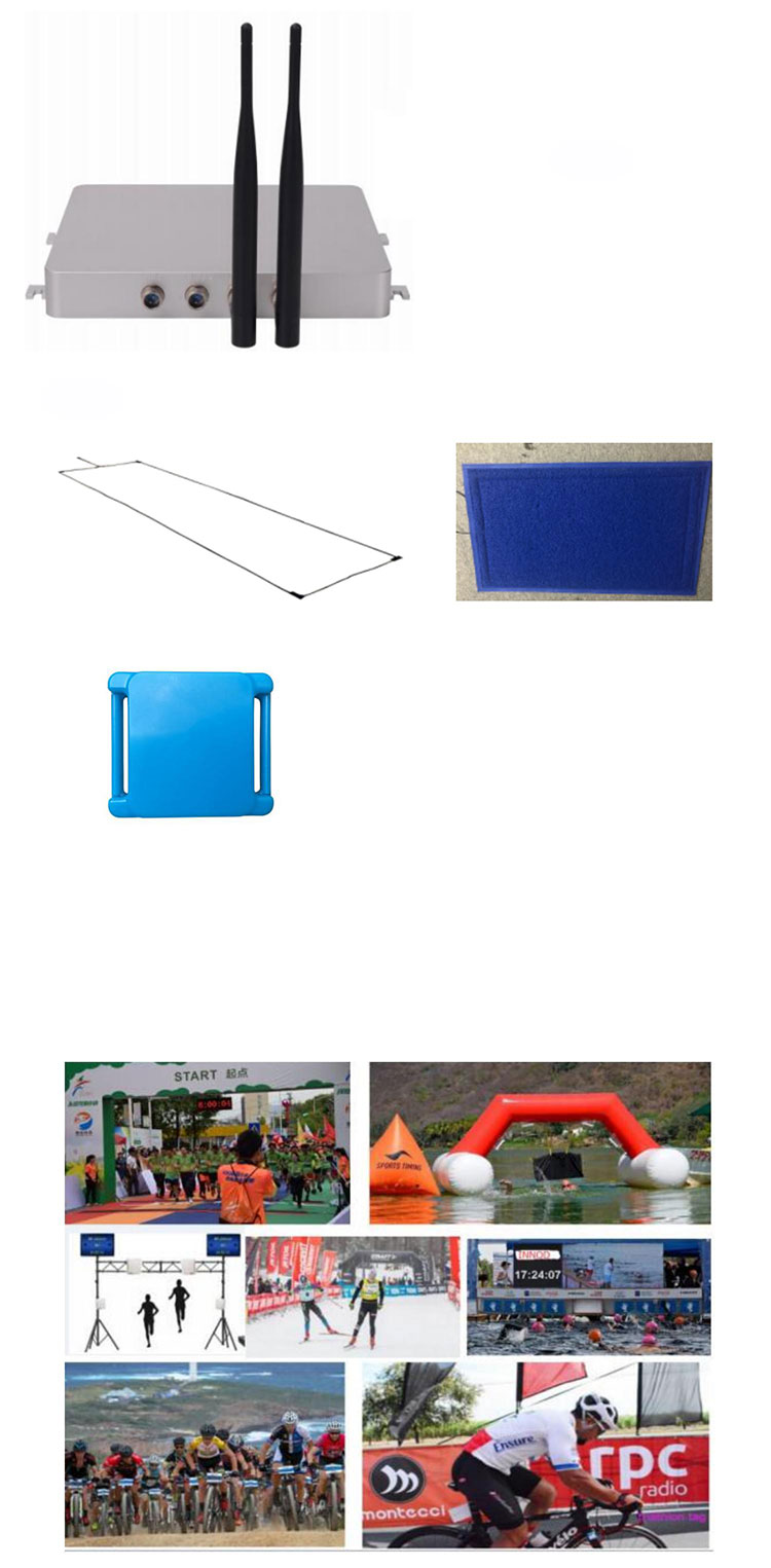 RFID UHF Sports Event Management Radio Frequency Identification Marathon Active 2.4G Timing Card Reader 3