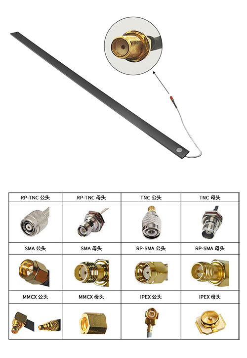 Antena de tira RFID UHF oculta de 9dBi conectada a RFID Lector de tarjetas para gestión de inventario Gabinete de venta inteligente 2