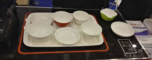 Melamine material high temperature resistant smart RFID tableware 5