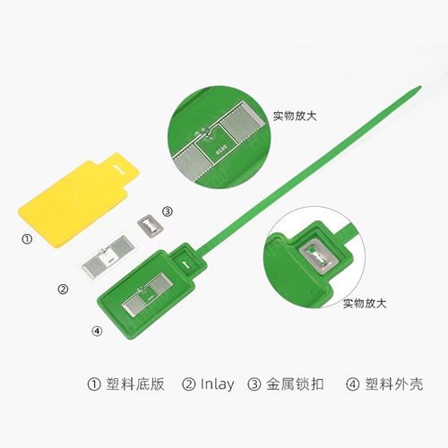 Anti- Robo anti-demolición Gestión de activos Bridas para cables RFID Fabricantes de RFID de China Etiquetas para cilindros de gas personalizadas al por mayor Etiquetas para bridas para cables RFID inteligentes 3