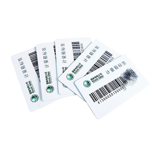 PVC waterproof and collision-resistant items tracking inventory logistics turnover box tray 18000-6C RFID tag card