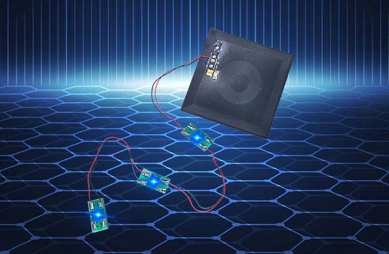 Luz de inducción NFC- chip emisor etiqueta emisora de luz pasiva tarjeta inteligente brillante etiqueta multiluz de radiofrecuencia 13.56MHZ 2