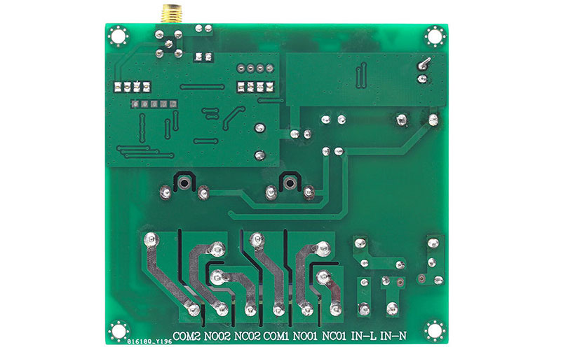 Ancho universal Interruptor de control remoto de control de acceso bidireccional de voltaje, motor de alta potencia de 12-48V, placa receptora de control remoto inalámbrico RF de 3