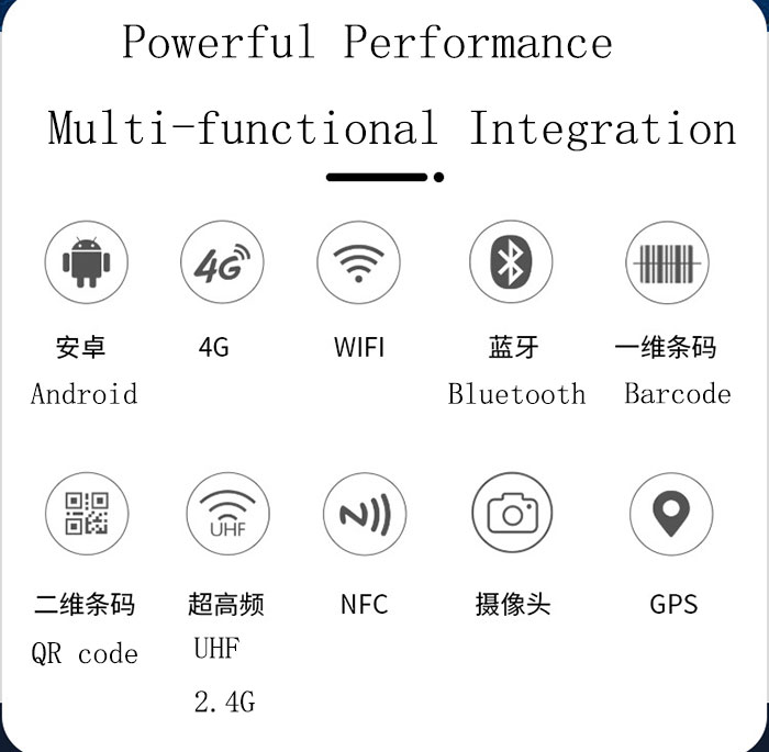 2.4G Active Handheld RFID Remote Handheld Terminal Handheld PDA